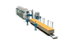 Ligne de production de panneaux sandwich SPL-1L.1C.PUR